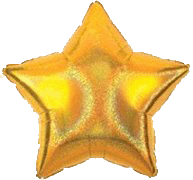 картинка Звезда золотая  средняя